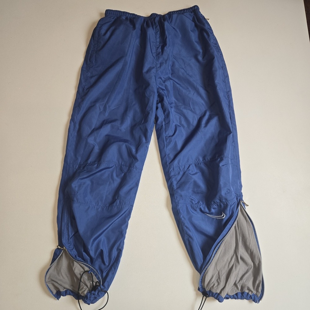 Fury‎ Hockey Gear Insualted Blue Pants Adult Large Zip Up Leg Warm Up Snow Pants